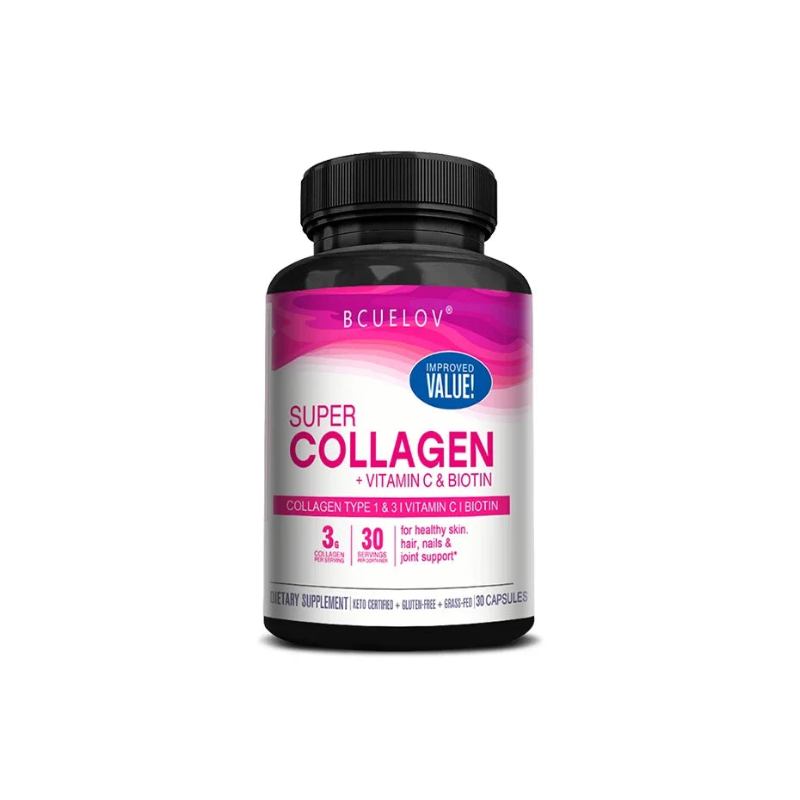 Collagen Supplement with Vitamin C & Biotin  Supports Hair, Skin & Nails