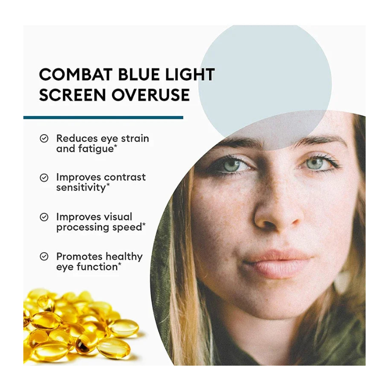 Eye Vitamin & Vision Support Supplement – Blue Light Protection, Visual Clarity & Eye Comfort – Daily Ocular Health Formula