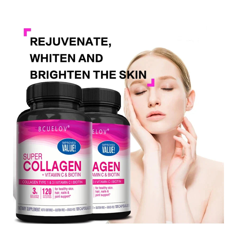 Collagen Supplement with Vitamin C & Biotin  Supports Hair, Skin & Nails