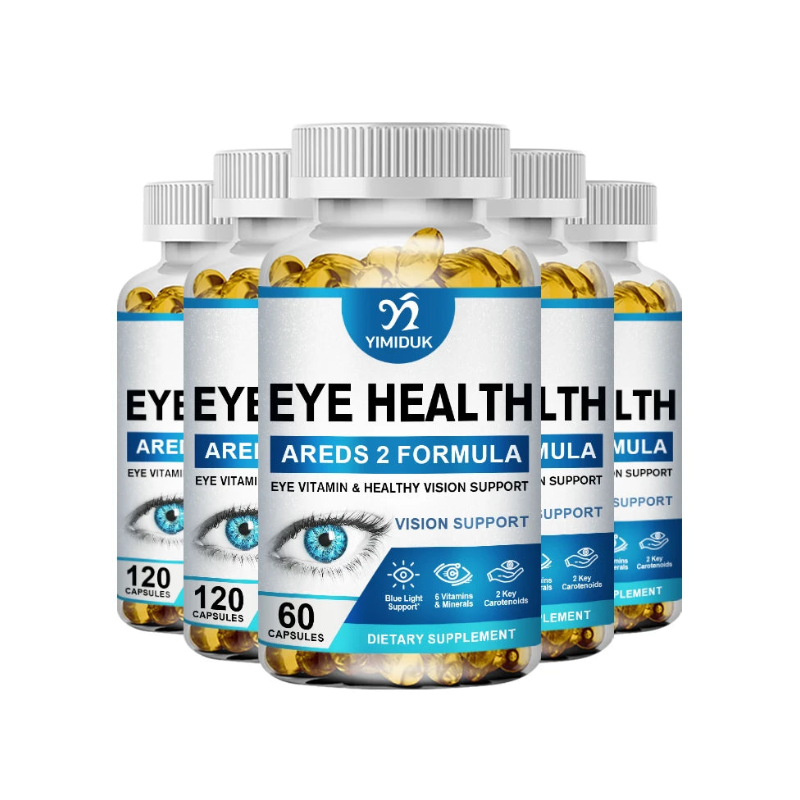 Suplemento vitamínico y de apoyo visual para los ojos: protección contra la luz azul, claridad visual y bienestar ocular. Fórmula diaria para la salud ocular.