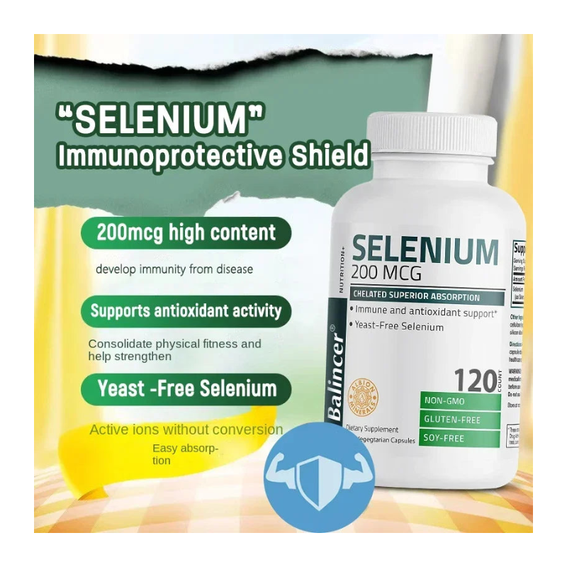 Para el corazón, el sistema inmunitario y los antioxidantes Selenio altamente absorbible para el corazón, el sistema inmunitario y los antioxidantes