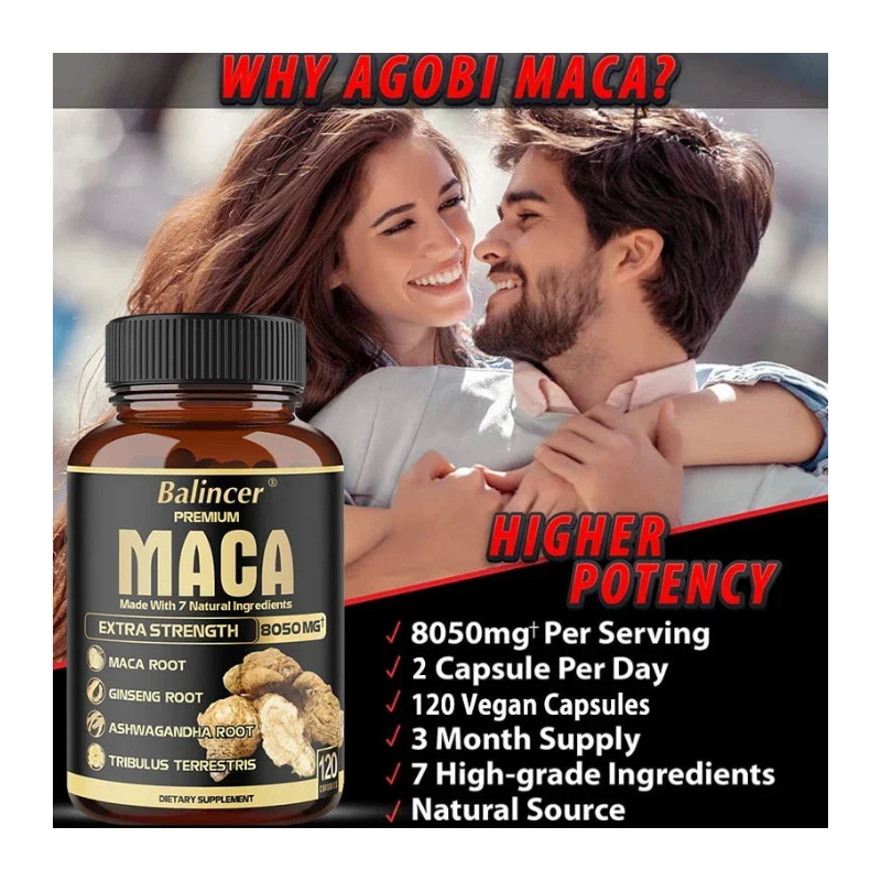 Maca Root Supplement for Energy, Stamina & Daily Vitality – Natural Adaptogen Support
