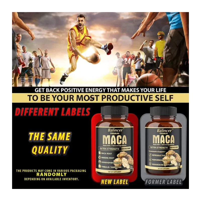 Maca Root Supplement for Energy, Stamina & Daily Vitality – Natural Adaptogen Support