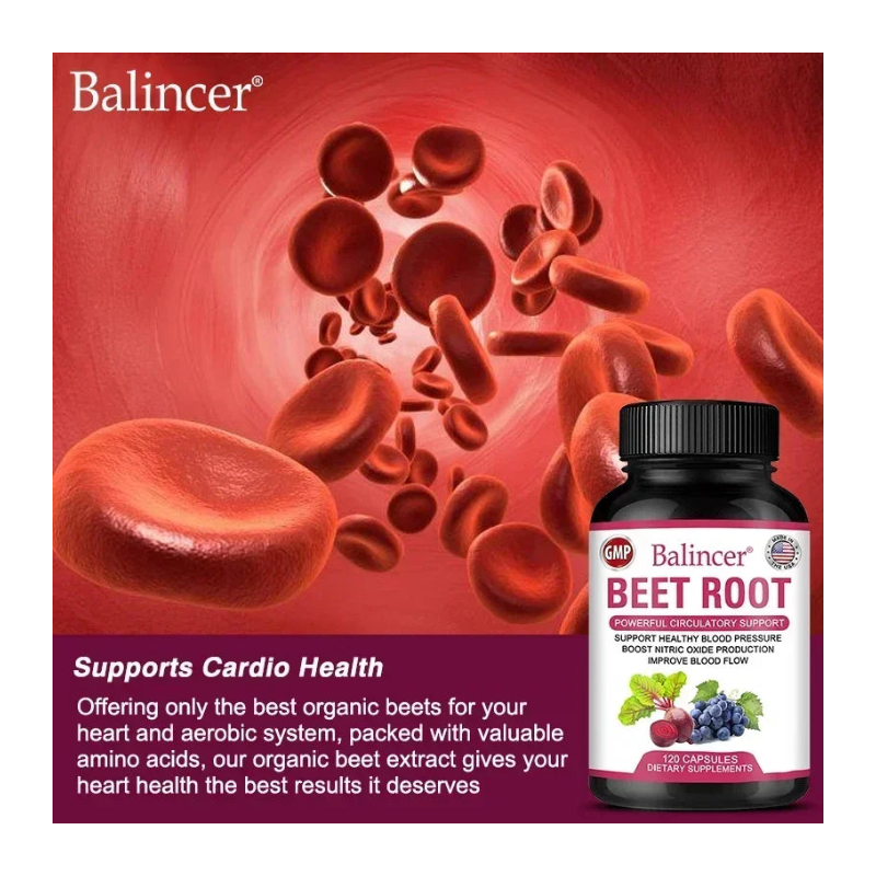 Beet Root Supplement for Circulation Support, Energy & Endurance