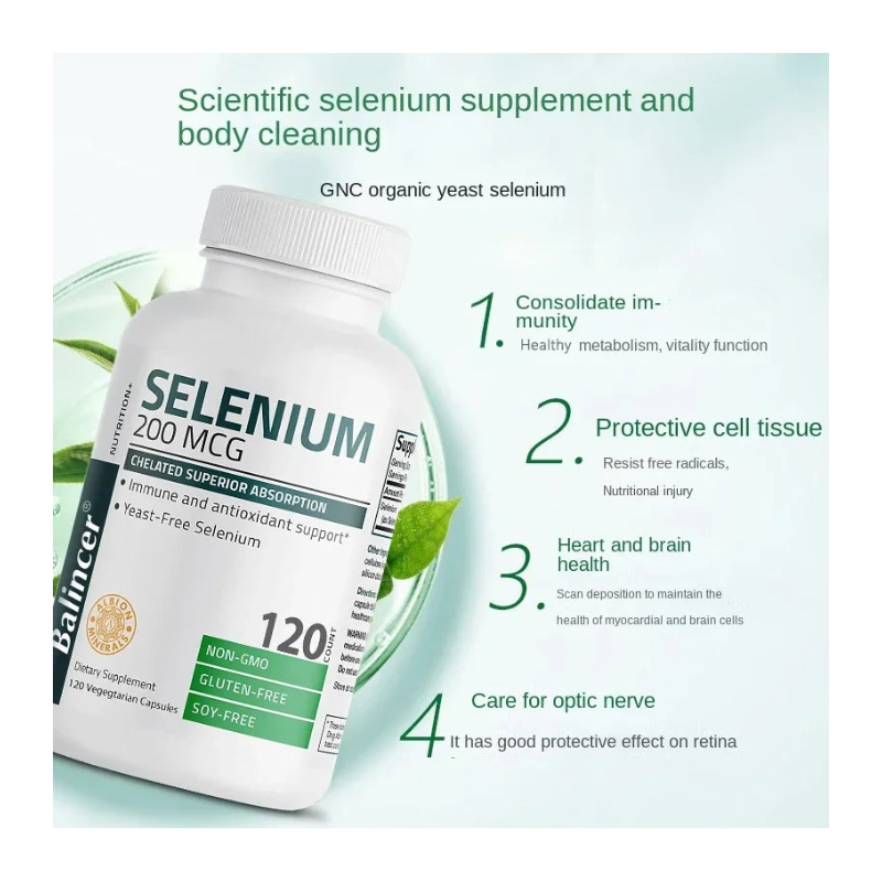 For Heart, Immune & Antioxidant Support Highly Absorbable Selenium for Heart, Immune & Antioxidant Support