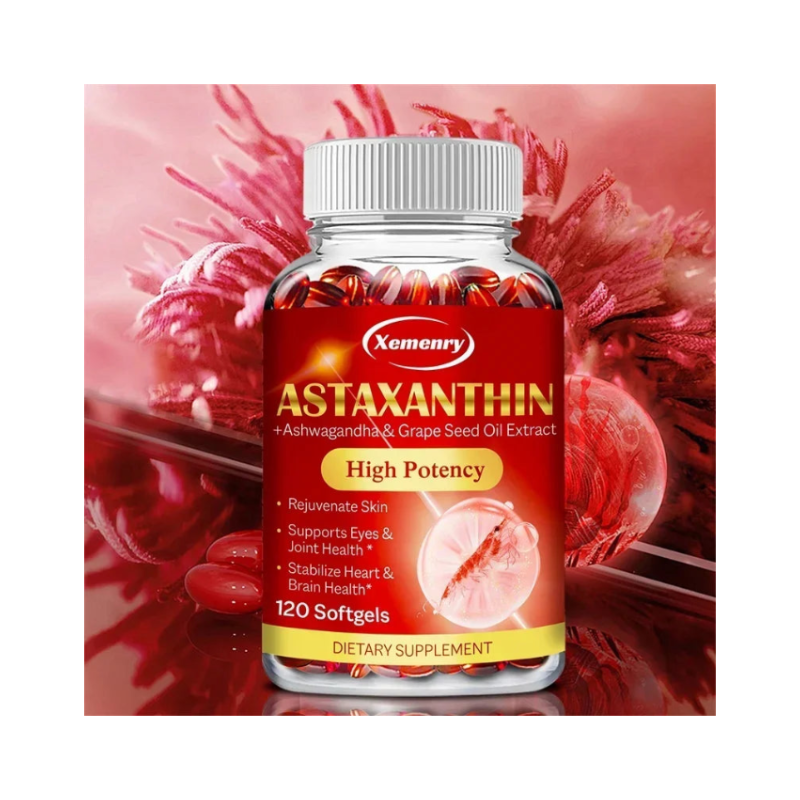 Cápsulas blandas de astaxantina con antioxidantes avanzados y protección celular