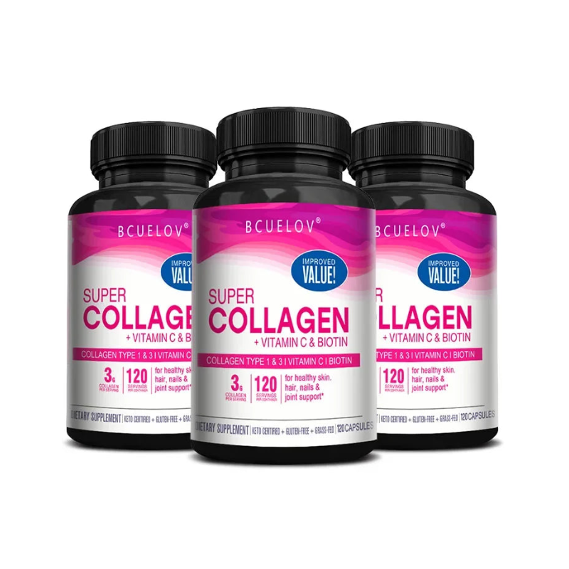 Collagen Supplement with Vitamin C & Biotin  Supports Hair, Skin & Nails