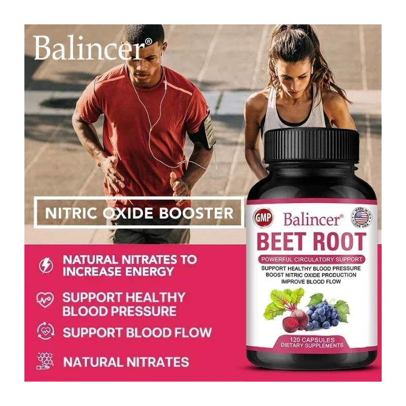 Beet Root Supplement for Circulation Support, Energy & Endurance