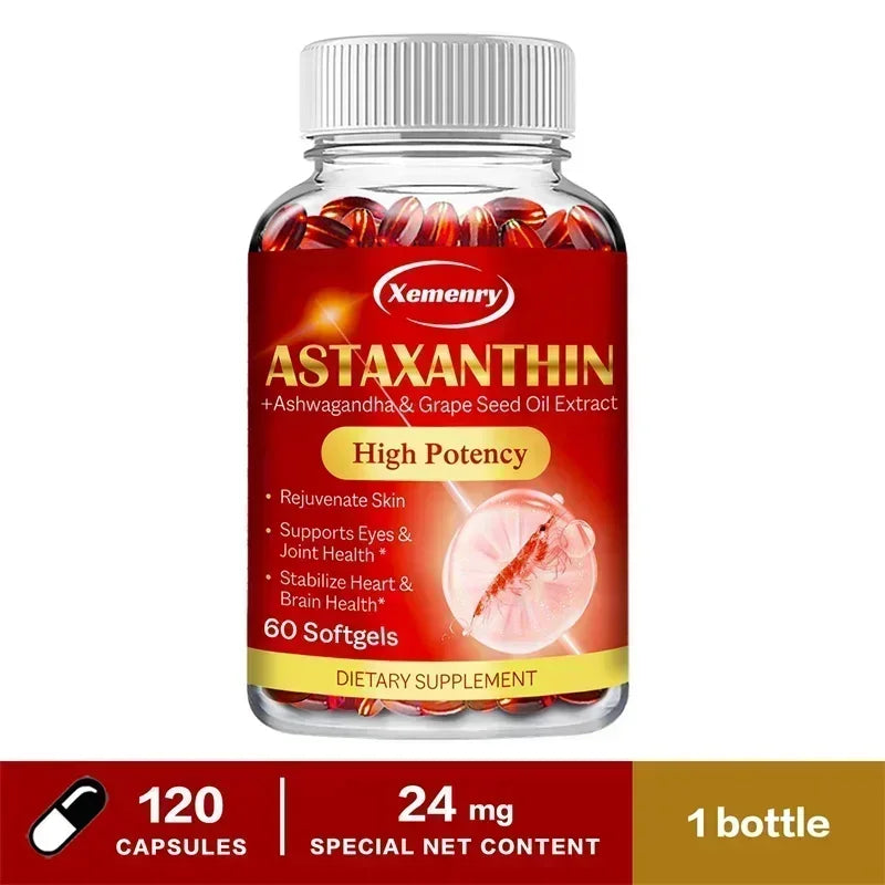 Advanced Antioxidant & Cellular Protection Astaxanthin Softgels