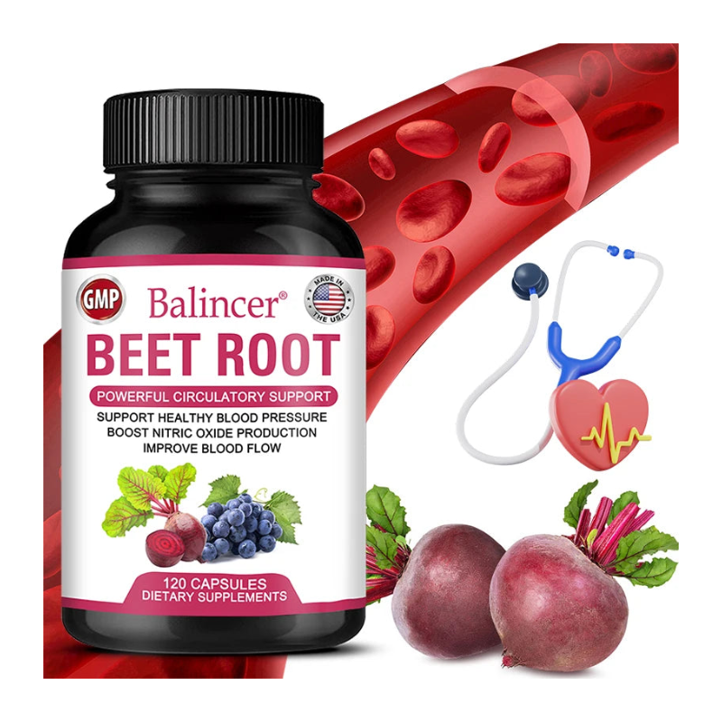 Beet Root Supplement for Circulation Support, Energy & Endurance