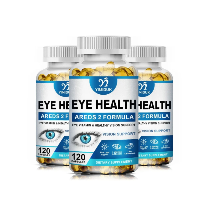 Suplemento vitamínico y de apoyo visual para los ojos: protección contra la luz azul, claridad visual y bienestar ocular. Fórmula diaria para la salud ocular.