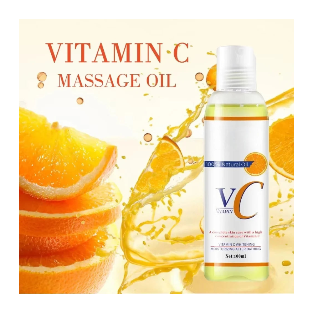 Organic Castor Oil with Vitamin C Natural Care for Skin & Body Wellness